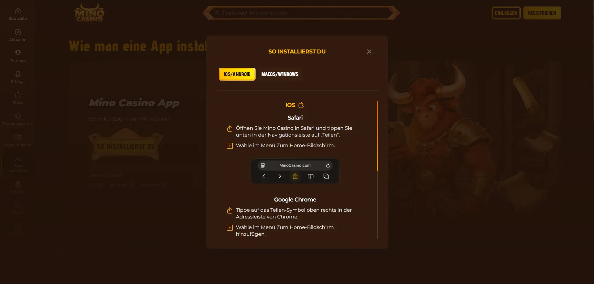 Mino Casino Sportwetten – Live-Wetten auf Fußball und mehr